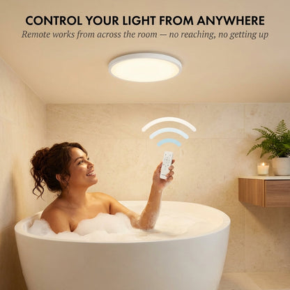 Lumcrest™ – Rechargeable Motion Sensor Ceiling Light with Remote, Magnetic Wireless, 3 Modes & Color Temps + 50% OFF