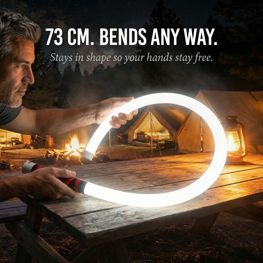Torchwell™ – Flexible Silicone LED Light, USB-C Rechargeable, Waterproof, 3 Brightness Modes + 50% OFF