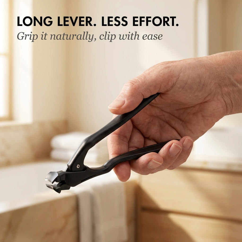 Leverwick™ – Wide Jaw, Long Handle Nail Clipper for Thick Nails + 50% OFF