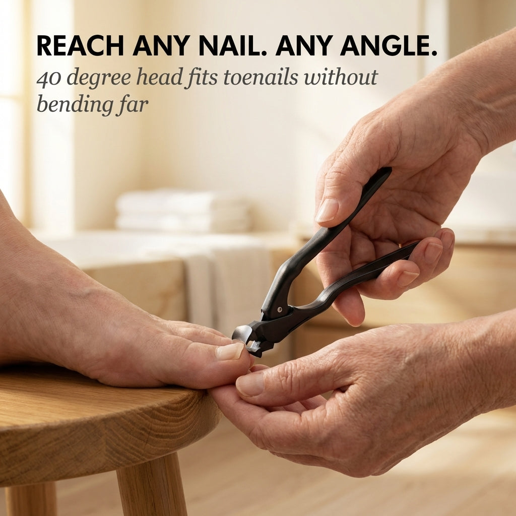 Leverwick™ – Wide Jaw, Long Handle Nail Clipper for Thick Nails + 50% OFF