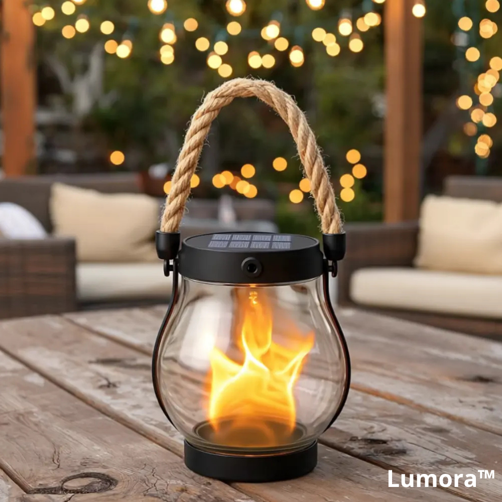 The Lumora Flame Lantern - Lights That Last All Night, No Wiring, Pure Magic + 50% OFF