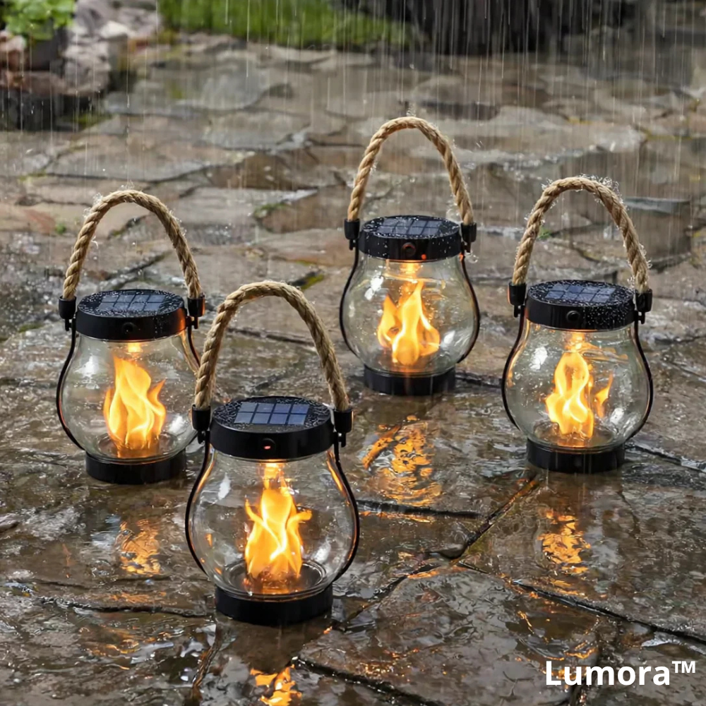 The Lumora Flame Lantern - Lights That Last All Night, No Wiring, Pure Magic + 50% OFF