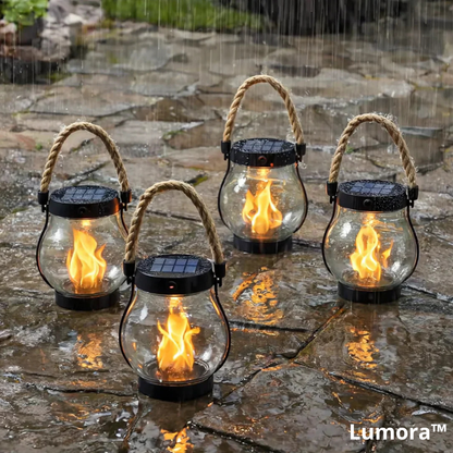 The Lumora Flame Lantern - Lights That Last All Night, No Wiring, Pure Magic + 50% OFF