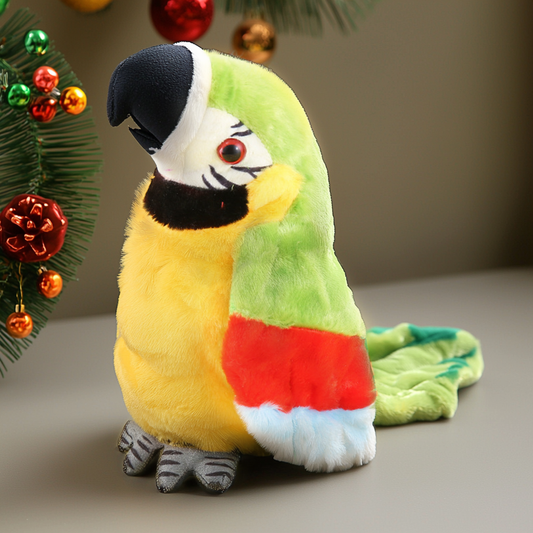 The ChatterBox Parrot - Lifelike Chirping, Flapping, and Interactive Fun + 50% OFF