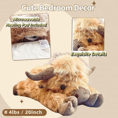 The CozyCalm Weighted Cow - A Hug You Can Heat Up + 50% OFF