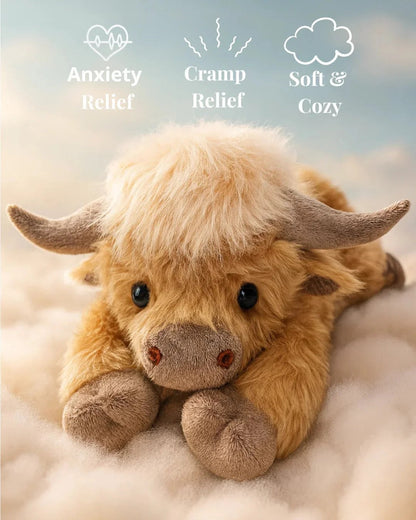 The CozyCalm Weighted Cow - A Hug You Can Heat Up + 50% OFF