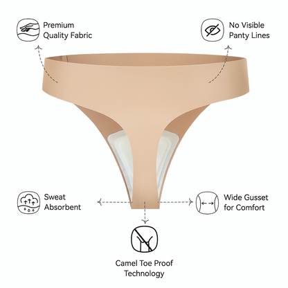 The Silhouette Thong - A Flawless Look Under Leggings - 1+1 FREE