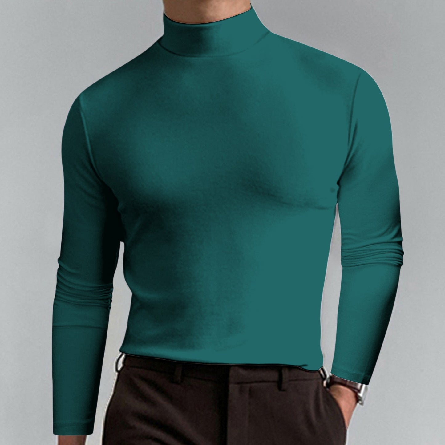 The ThermoForm Mock-Neck Tee - Slim Fit, High Comfort + LAST DAY 50% OFF