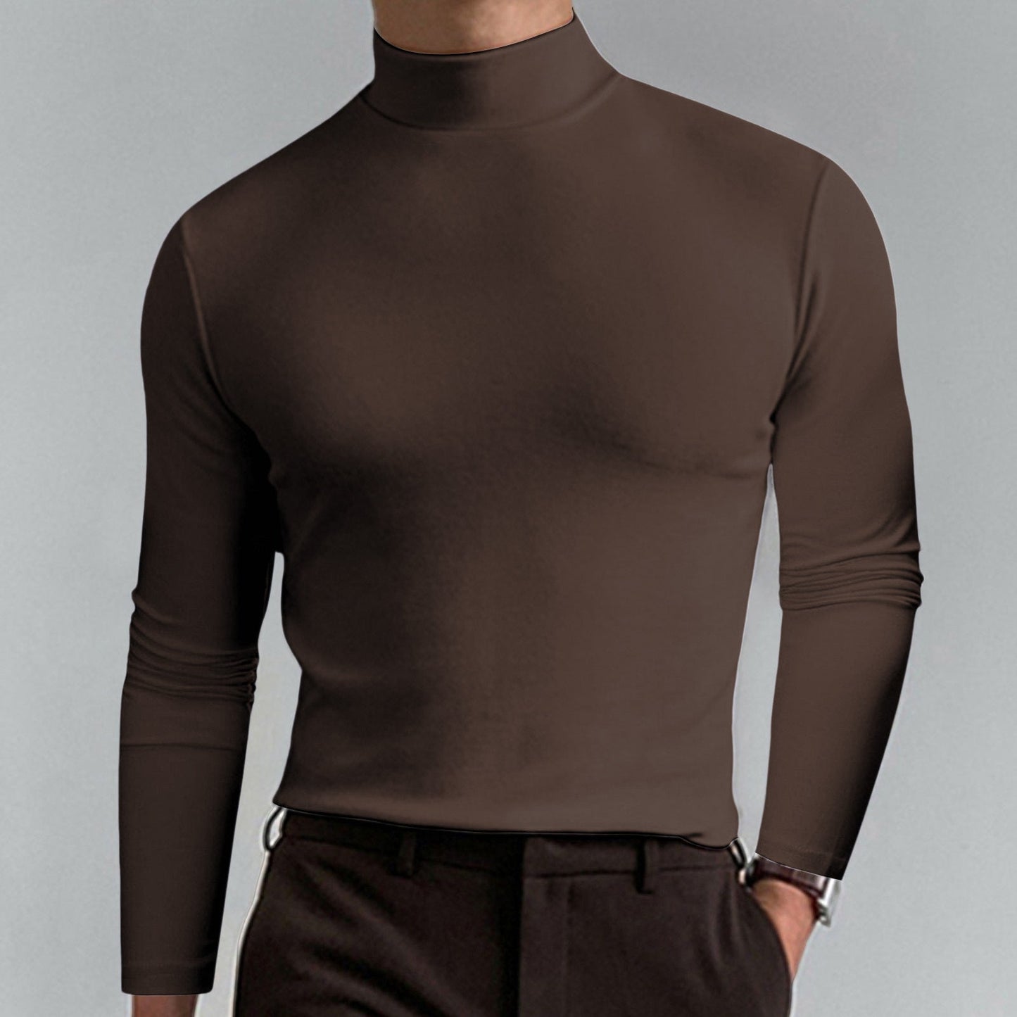 The ThermoForm Mock-Neck Tee - Slim Fit, High Comfort + LAST DAY 50% OFF