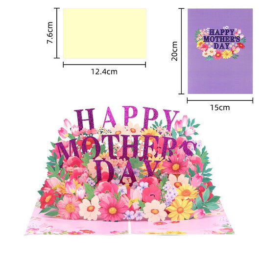 Bloomfold™ – 3D Pop-Up Mother's Day Card with Hidden Note Slot & Luxury Envelope + 1+1 FREE