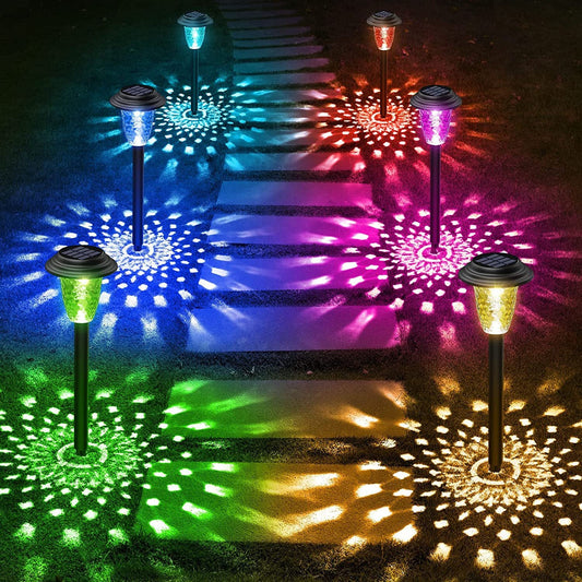 Duskwick – Solar Water-Drop Projection Garden Lights (2 Pack) + 50% OFF