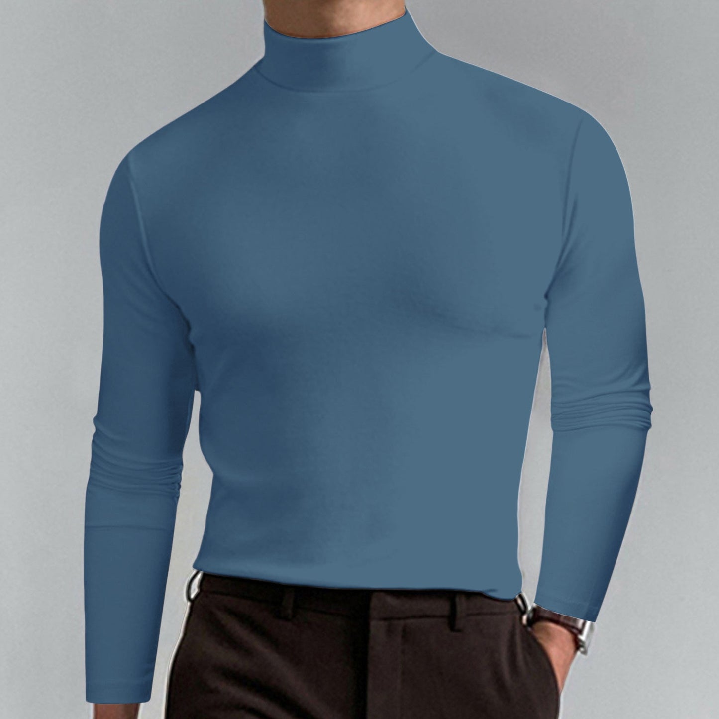 The ThermoForm Mock-Neck Tee - Slim Fit, High Comfort + LAST DAY 50% OFF