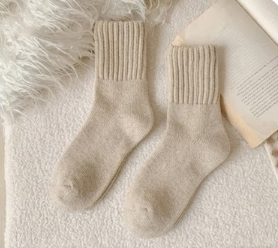 The CozyCloud Mid-Calf Socks - Ultra-Soft Warmth, Zero Itch, Perfect for Boots + 50% OFF