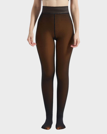 The SheerLuxe Fleece Tights - Wear Dresses in Winter + 50% OFF
