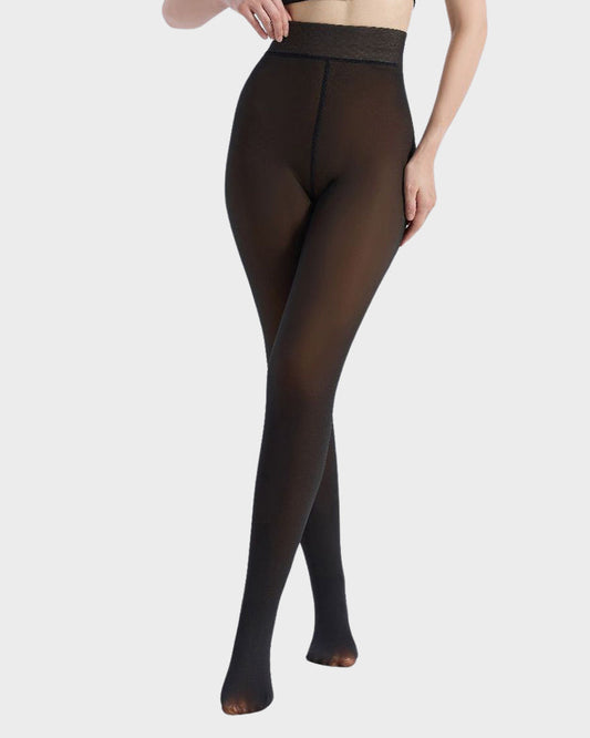 The SheerLuxe Fleece Tights - Wear Dresses in Winter + 50% OFF