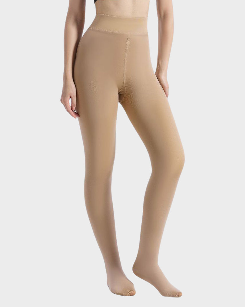 The SheerLuxe Fleece Tights - Wear Dresses in Winter + 50% OFF