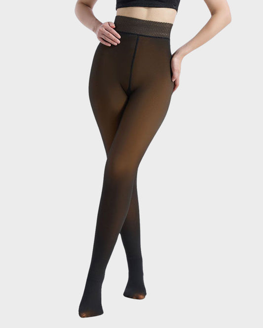 The SheerLuxe Fleece Tights - Wear Dresses in Winter + 50% OFF
