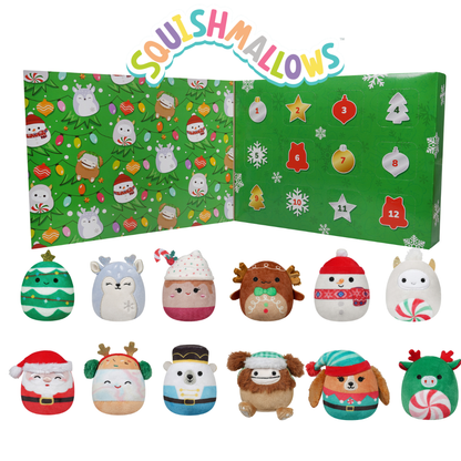 The Squishmallow Advent Calendar - 24 Days of Cozy, Collectible Fun + 50% OFF