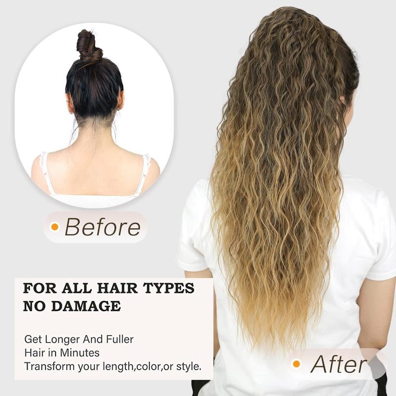 The SilkiPony  Extension - A Perfect Ponytail in Seconds + 50% OFF