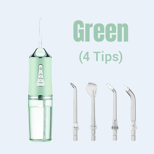 Pulsera™ – Cordless Water Flosser with 3 Modes & 4 Precision Jet Tips + 50% OFF