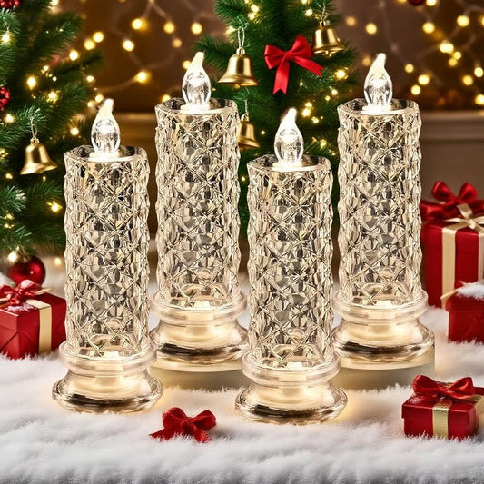 The CrystalGlitter Candle - A Dazzling, Color-Changing Glow + 50% OFF