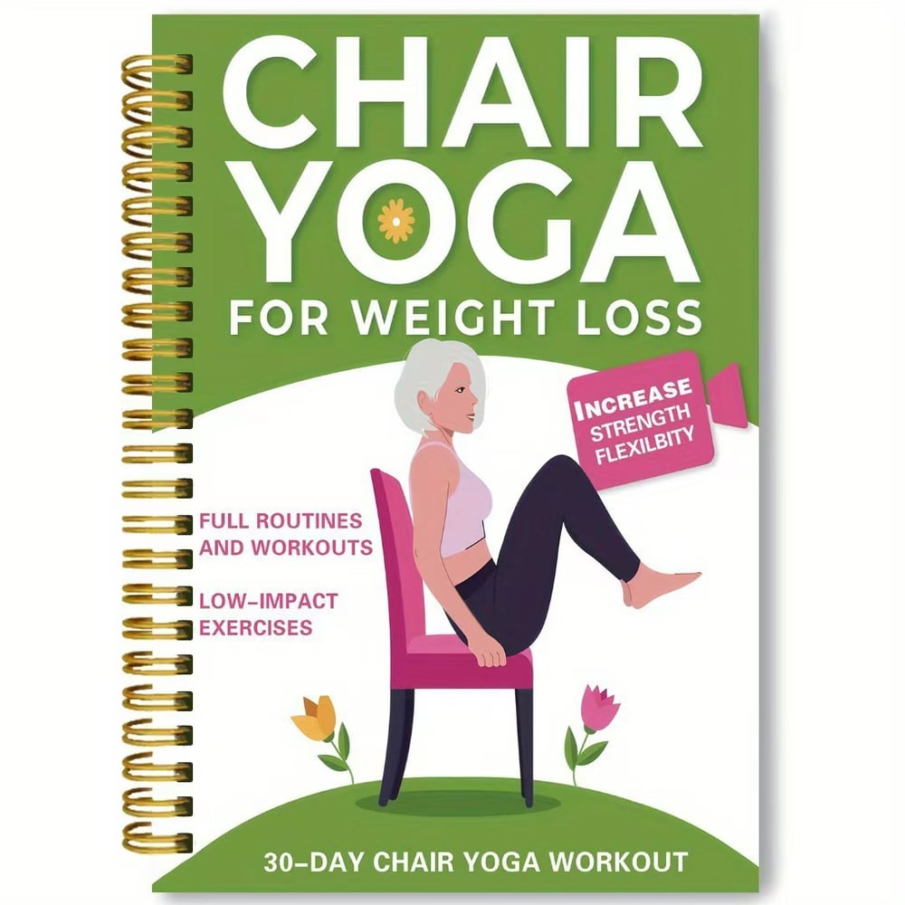 The 30-Day Chair Yoga Guide - Lose Weight From Your Seat + 50% OFF