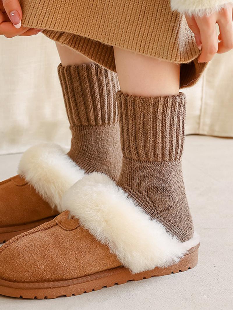 The CozyCloud Mid-Calf Socks - Ultra-Soft Warmth, Zero Itch, Perfect for Boots + 50% OFF