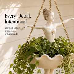 Plievine – Ballet Dancer Hanging Planter for Garden, Patio & Balcony + 50% OFF