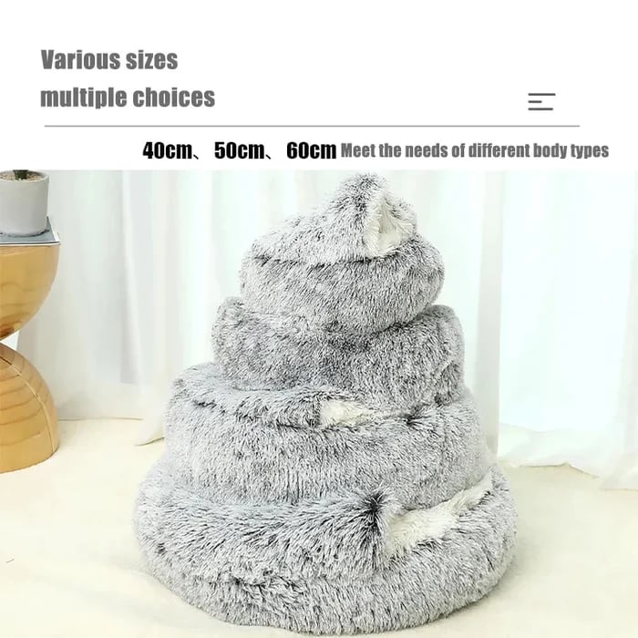 The CozyCave Pet Bed - Anxiety-Free, Cozy Sleep + 50% OFF