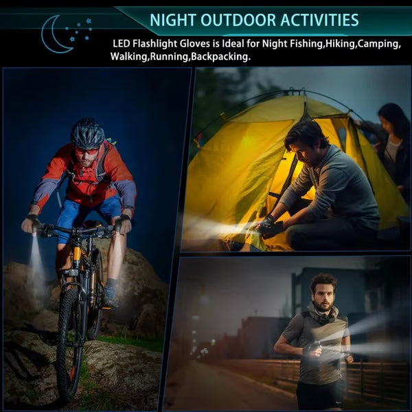 The TaskLight Work Gloves - A Third Helping Hand, No Flashlights Anymore + 50% OFF