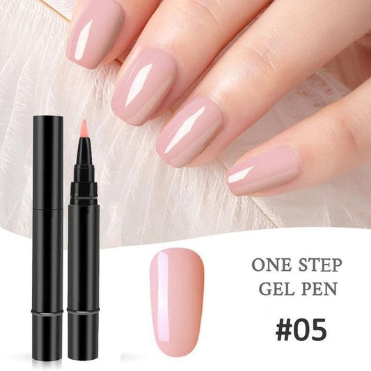 Glazelle – 18-Color One Step Gel Nail Pen Set with Mini UV Lamp +Bu 1 Get 1 FREE