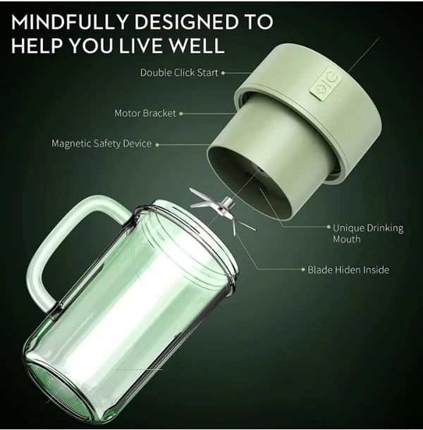 The BlendFlow Juicer Crusher - Fresh Smoothies, Anytime, Anywhere + 50% OFF