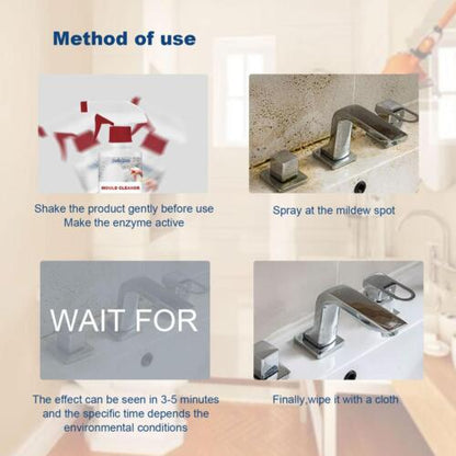 The MoldEnder Foam - Erase Mold Stains, No Scrubbing - 1+1 FREE