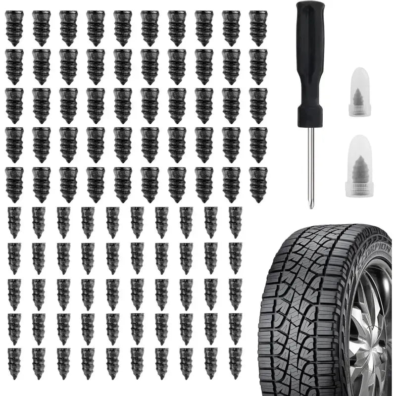 The AutoSeal Tire Plugs - Instant Puncture Repair, Zero Dismantling Required + 50% OFF