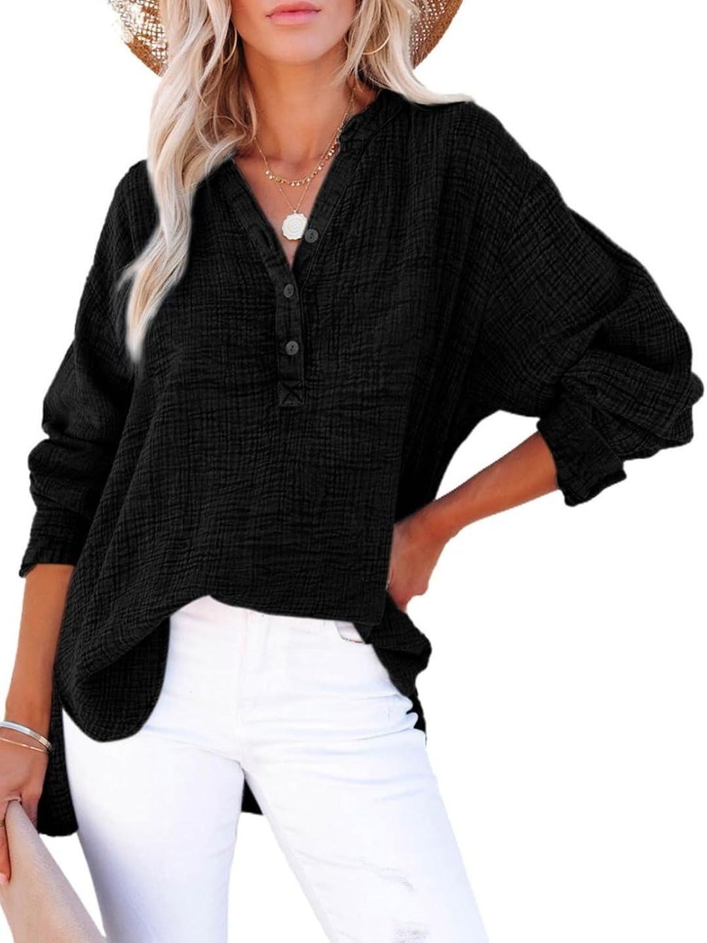 CloudWeave Effortless Chic Blouse + 50% OFF