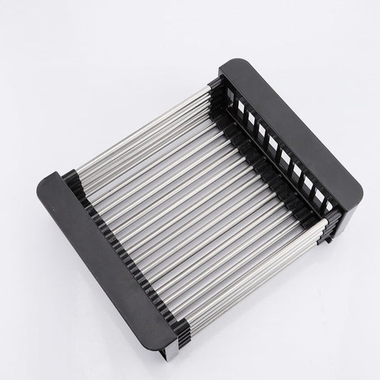 Basinwell™ – Expandable Stainless Steel Over-Sink Dish Drainer & Produce Rack + 50% OFF
