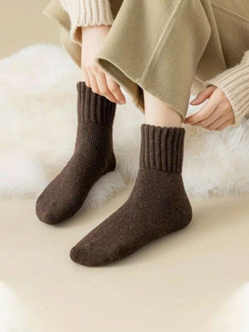 The CozyCloud Mid-Calf Socks - Ultra-Soft Warmth, Zero Itch, Perfect for Boots + 50% OFF