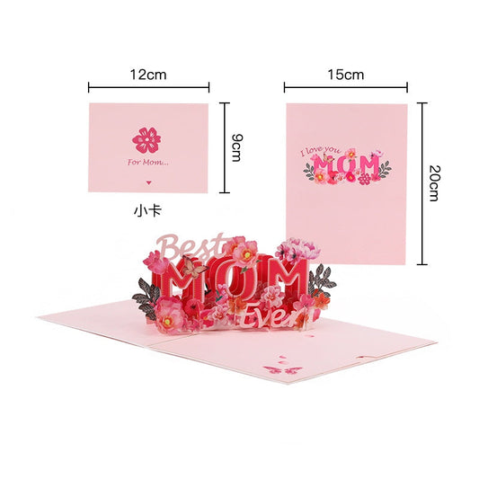 Bloomfold™ – 3D Pop-Up Mother's Day Card with Hidden Note Slot & Luxury Envelope + 1+1 FREE