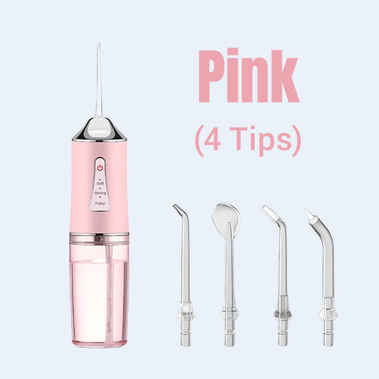 Pulsera™ – Cordless Water Flosser with 3 Modes & 4 Precision Jet Tips + 50% OFF
