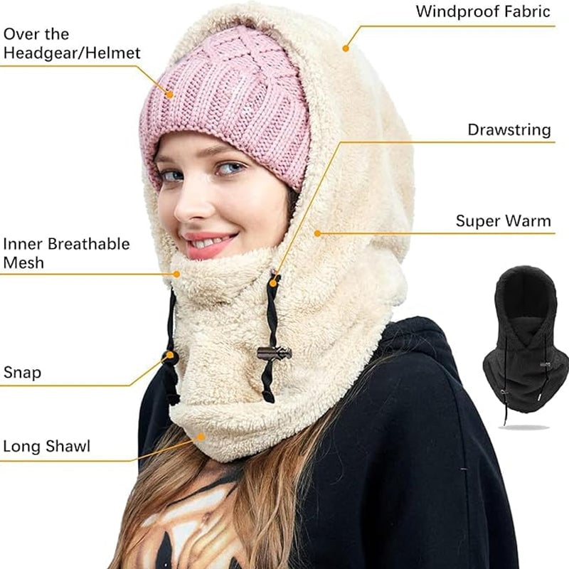 The AuraWarm Hood Ski Mask - Your All-in-One Winter Armor + 50% OFF