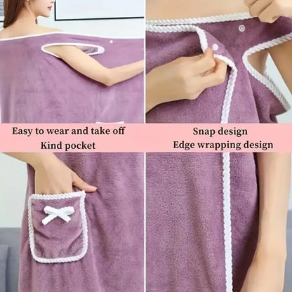 The ComfortWrap - Secure, Hands-Free Luxury After Every Shower - 50% OFF