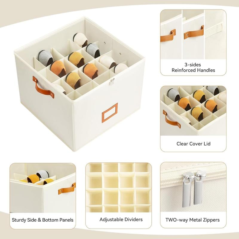 Fabric Shoe Organizer Box – Keep Your Shoes Neat, Clean & Dust-Free – 50% OFF