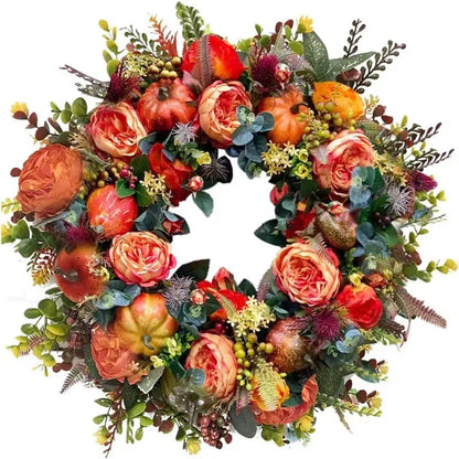 The Farmhouse Pumpkin Wreath - A Perfect Fall Welcome + 50% OFF