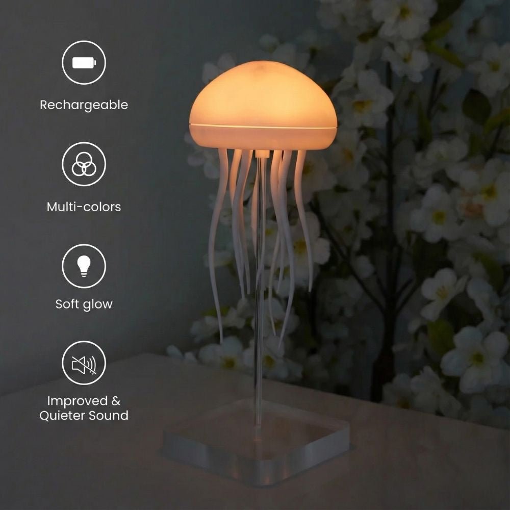 The AuraGlow Jellyfish Lamp — Rechargeable Floating Ambient Light + 50% OFF