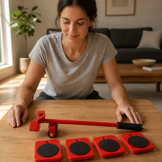 Glidwell – Furniture Lifter & 4-Wheel Slider Moving Kit + 50% OFF