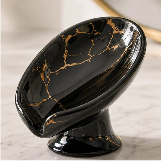 Brookleaf – Self-Draining Ceramic Leaf Soap Dish + 50% OFF
