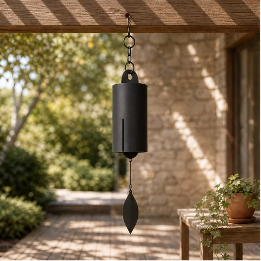 Vesperbell – Handcrafted Deep-Tone Steel Garden Bell Windchime + 50% OFF