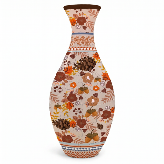 Petalcraft™ – DIY 3D Puzzle Vase with Built-In Water Reservoir for Real Flowers + 50% OFF
