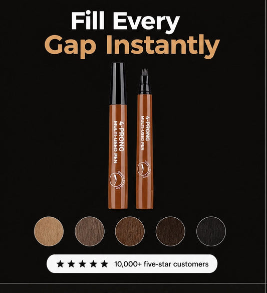 Strandwick – 4-Prong Micro-Fork Tint Pen for Brows, Beard & Hairline + BUY 1 + PICK 1 FREE COLOR