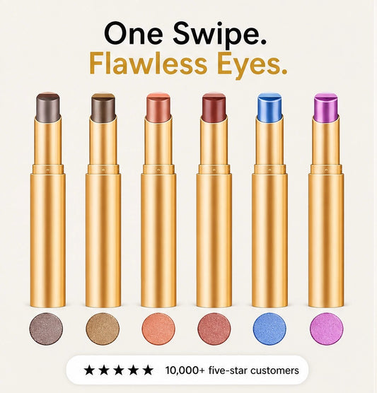 Glintelle – 3-Shade Crease-Proof Cream Eyeshadow Stick + BUY 1 + PICK 1 FREE COLOR